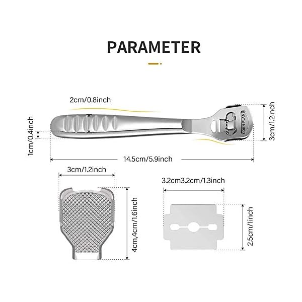 zukabmw-Pedicure-Callus-Shaver-Foot-File-Care-Hard-Skin-Remover-Callus-Shaver-Sets-with-Case-Foot-File-Heads-10-Replacement-Blade-for-Hand-Feet zukabmw Pedicure Callus Shaver Foot File Care Hard Skin Remover Callus Shaver Sets with Case, Foot File Heads & 10…