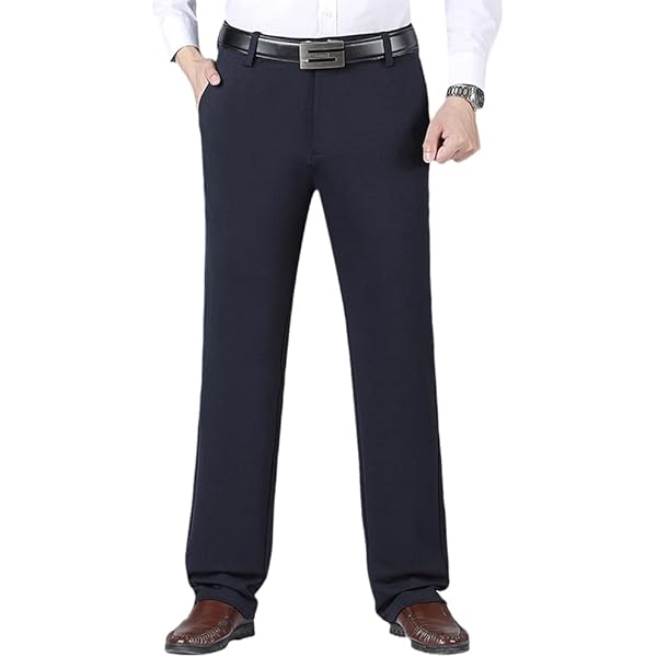 Amazon.com: Cambkatl Men's Winter Fleece Lined Thermal Dress Pants,  Straight Leg Business Casual Work Suit Trousers with Pockets : Clothing,  Shoes & Jewelry