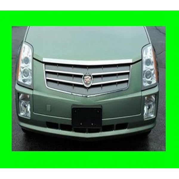 Amazon Com 312 Motoring Fits 04 09 Cadillac Srx Chrome Grille Grill Kit 05 06 07 08 04 05 06 07 08 09 Sport Performance Awd Automotive