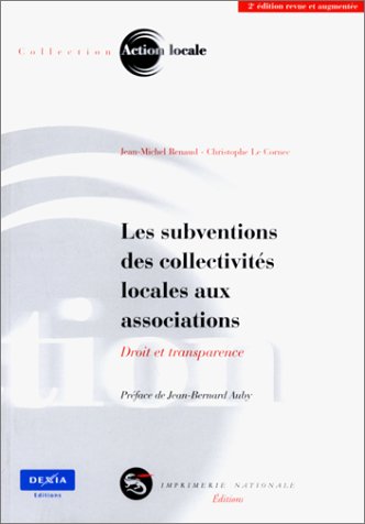 Les  subventions des collectivités locales aux associations