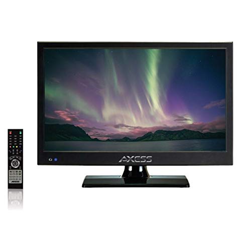 AXESS TV1705-19 19-Inch LED HDTV, Features 1xHDMI/Headphone Inputs, Digital Tuner with Full Function Remote