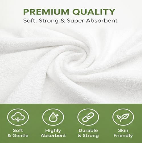 30 Pack Disposable Bath Towels 70x 140cm – Compressed, Individually Wrapped Towels for Hotel, Spa, Gym, Salon, Beach, Sauna, Camping & Travel – Soft, Absorbent, Lightweight & Portable