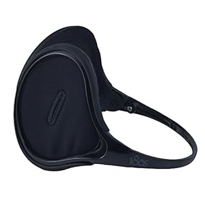 180s Unisex Exolite Groove Ear Warmer with Opening for Ear Buds Ear Buds Not Included Black,One Size