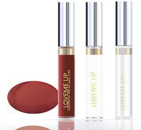 LoveMe Lip Colorful Ink for Your Lips KIT (Color, Moisturizing Gloss, Remover) – Grenadine Syrup