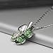 FANSING Gifts for Women Heart Crystal Necklace Four Leaf Clover Pendant Necklace Mom Gifts from Daughter Birthday Gifts