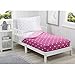 Delta Children Toddler Bedding Set | Girls 4 Piece Collection | Fitted Sheet, Flat Top Sheet w/Elastic Bottom, Fitted Comforter w/Elastic Bottom, Pillowcase, Blushing Star | Pink