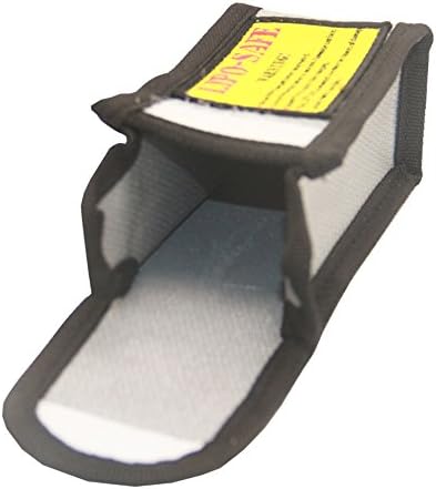 Enord Lipo Battery Safe Guard Bag Glassfiber Material Lipo Battery Fireproof Storage Bag (6450125(mm))