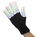 Arcadia Outdoors LED Raving Gloves Flashing Finger Lights 7 Colorful Rave Modes