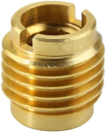 Platte River 123443, Fasteners, Knock Down (kd), 1/4-20 Threaded Brass Inserts, 10 Each