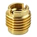 Platte River 123437, Fasteners, Knock Down (kd), 8-32 Threaded Brass Inserts, 10-pack
