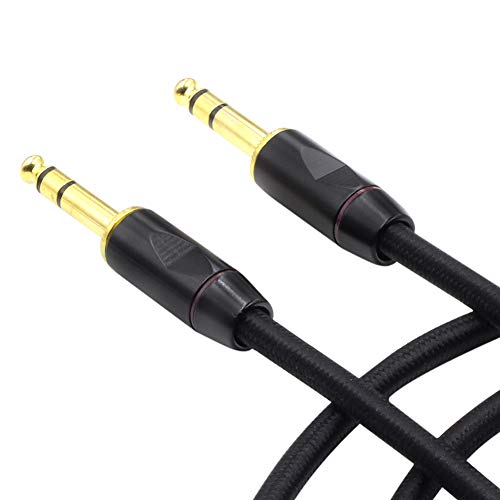 millet16zjh 3/6m Electric Guitar Bass Cord Line Straight Plug Music Instrument Audio Cable - Black 6M