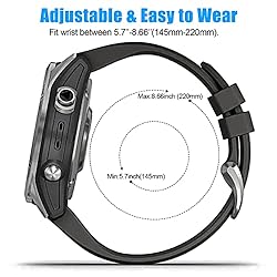 ZPJPPLX 26mm for GARMIN Fenix 7X Band, Fenix 6X Pro