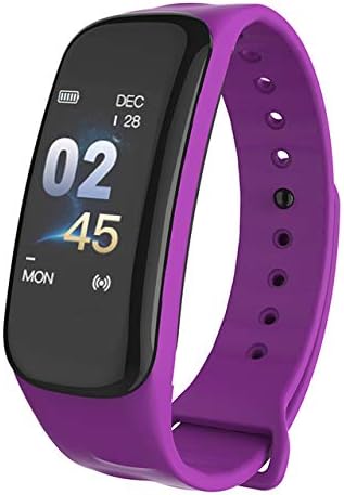 WEARFIT Fitness Tracker Watch Bluetooth Smart Band Sleep Monitor Wristband Pedometer Call Remind Wearable Smart Bracelet OLED Touch for Android iOS Smart Phone