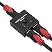 HDMI Switch, 2 Ports HDMI Splitter 1 in 2 out Bi-direction Switcher 2 x 1 / 1 x 2 HDMI Hub-Support 3D, 1080P, 2K, 4K 30Hz video transmission (Black)