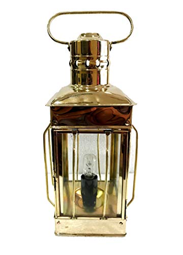 Nautical Brass Lantern Electric Lamp Decorative Hanging ...
