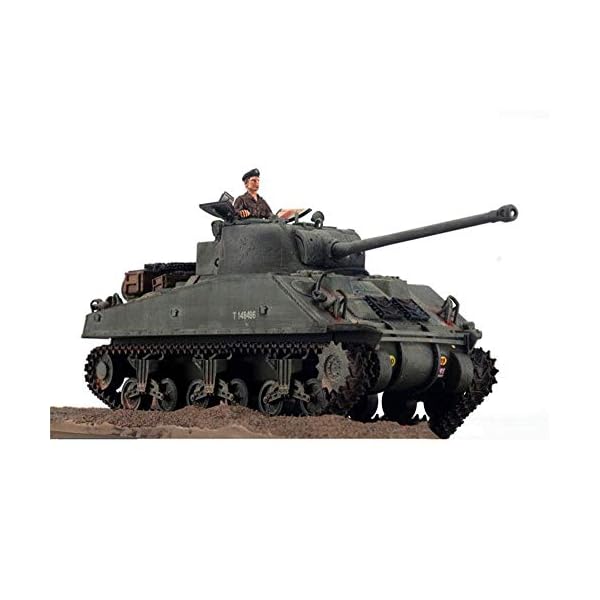 XHH Panzer-Wagen-Legierungsmodell im Maßstab 1:32, Militär-Sherman-Firefly-Panzer-Modell der britischen Armee… – Bild 7