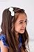 Non-Slip Alligator Hair Clips for Baby Girls – Set of 4 Faux Leather Rabbit Ear Bow Hair Accessories for Toddlers & Infants (Cactus Set)