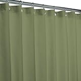Popular Bath Fabric Shower Curtain Liner, Sage
