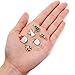 Zhenhui 24 Mixed Gold Plated Enamel Christmas Charms Pendants for Bracelet Earring Making (Gold 24 mixed)
