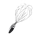 Barmix Balloon Whisk 11 Inches, Stainless Steel Egg Whip, Black