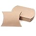 Vlovelife 100pcs Kraft Paper Pillow Boxes, 4.5'' x 2.8'' Wedding Favor Boxes, Candy Box Gift Box For Wedding Party Favors