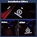 Car Door LED Logo Lights Projector Ghost Shadow Light Accessories for Mercedes Benz E A C ML AMG 4MATIC ML300 ML350 Blue TEC Class w212 w166 w176 Series(4 Pack)thumb 1