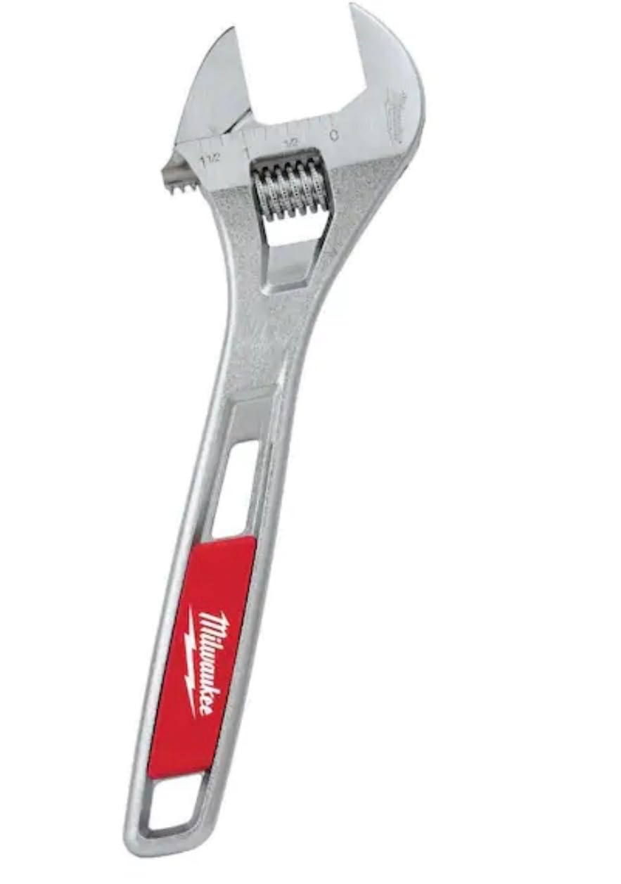 Milwaukee 48227410 Adjustable Wrench 250mm, Silver