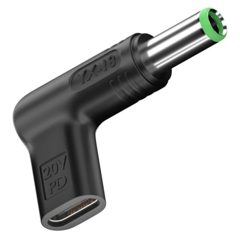 Bacron 100W PD USB C to DC Adapter 6.3 x 3.0 mm, Type C Female to DC 19V Male, Type USB C to 6.3 x 3.0mm Adapter made for Toshiba Laptop Series