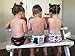 babygoal Reusable Cloth Diapers for Baby Girls, One Size Adjustable Washable Pocket Nappy Covers 6 Pack+ 6pcs Microfiber Inserts+4pcs Bamboo Inserts 6FG09