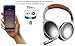 Maceton Aluminum Wireless Bluetooth 4.1 Receiver Adapter with Amplifier and Lossless APT-X and Bass Boost Option and Microphone for Bose QuietComfort 25 Headphones