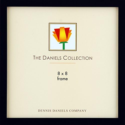 Dennis Daniels Gallery Woods Picture Frame, 8 x 8 Inches, Ebony