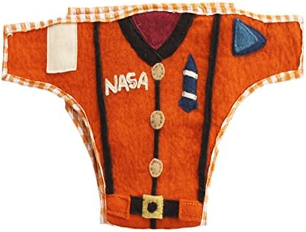 Silk Road Bazaar The Astronaut Diaper Cover, Orange