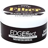 Magic Collection Tinted Fiber Edge Control Gel in Dark Brown 3.38fl.oz. Jar