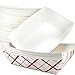 Heavy Duty, Grease Resistant 3 Lb Paper Food Trays 100 Pack. Durable, Coated Paperboard Basket Ideal for Festival, Carnival and Concession Stand Treats Like Hot Dogs, Ice Cream, Popcorn and Nachos.