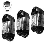 USB Type C Cable, [3-Pack 3Ft] USB-C to USB-A Fast Charging Type C Cable Compatible Samsung Galaxy S9 S9 Plus S8 S8+ S10 S10E Note 9 Note 8, LG V30 G6 G5, Google Pixel and More