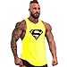 TECOFFER Men's BodyBuilding Tank Tops Stringer Gym Fitness Vest Workout