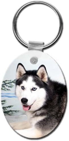 Siberian Husky Key Chain