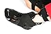 whistlekick Karate Sparring Foot Gear for Karate/Taekwondo Martial Arts Industry Best Warranty - No Toe Strap Stealth, Black (Adult, Medium)