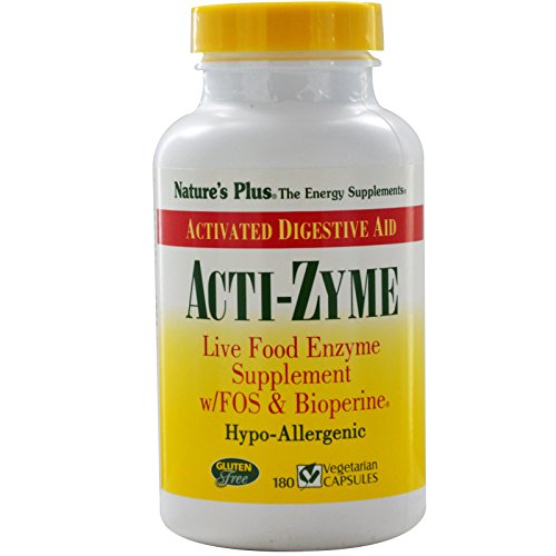 Nature's Plus Acti-Zyme -- 180 Vegetarian Capsules (2-Pack) Nature's Plus Acti-Zyme -- 180 Vegetarian Capsules (2-Pack)