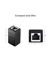 PLUSPOE - Conector Ethernet RJ45 para cable Cat5 Cat5e Cat6e Cat7