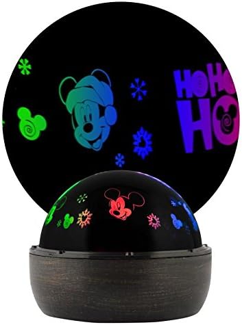 Disney Mickey Mouse Holiday Red, Blue, Green LED Rotating Shadow Projection Light
