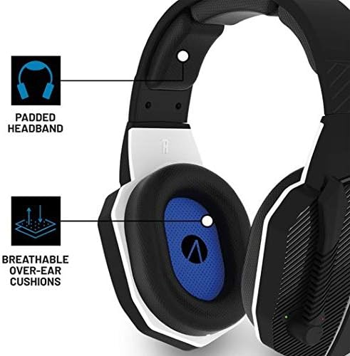 STEALTH Phantom V Premium Stereo Gaming Headset - Black and Blue, Black/Blue - Image 5