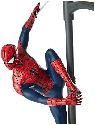 Lampada da Scrivania Spiderman Lampada a Forma di Lampione, Regalo per Fan del Multiverso
