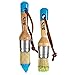 1st Place Chalked Finish Paint & Wax Hand Made Pure Bristle 2 Piece Brush Set