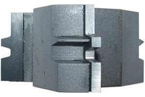 Magnate M019 Reversible Glue Joint Shaper Cutter - 1-1/4" Cutting Height; 3/4" Bore