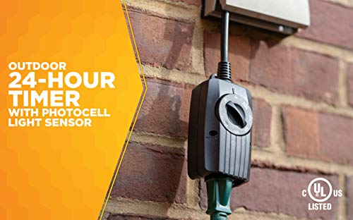 1 Woods+Outdoor+Photocell+Grounded+Weatherproof