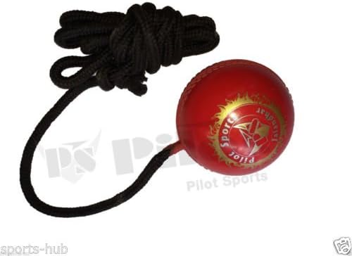 Ps Pilot Hanging Ball For Cricket Practice With Reaction String