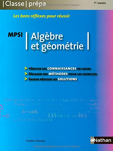 Algèbre et géométrie