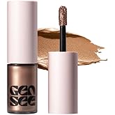 Gen See Mixed Media Metallic Liquid Eyeshadow, First Light – High Shine Molten Metal Eye Color, Featherlight Full Coverage Shimmer, Multi-Use Highlight Makeup, Vegan Cruelty-Free, Made in Italy