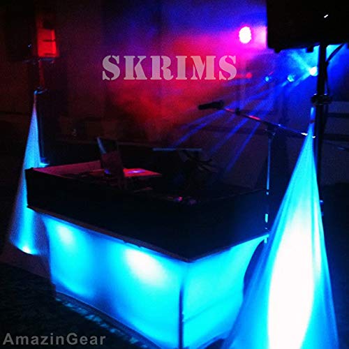 SKRIMS Super Flexible Speaker Stand Cover Four Way Stretch White